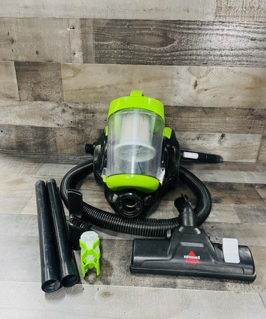  BISSELL Zing Lightweight, Bagless Canister Vacuum, 2156A, Black/Citrus Lime