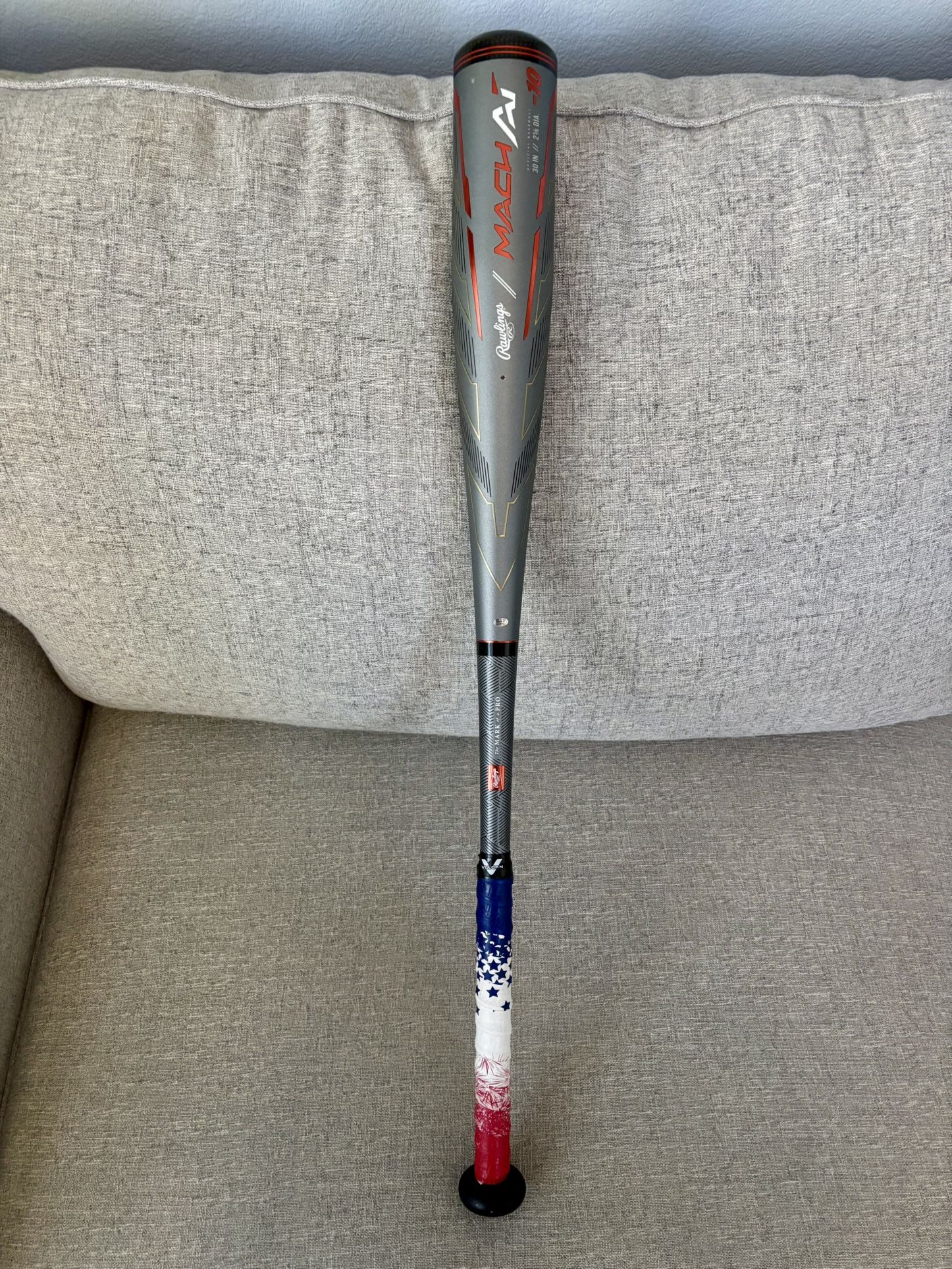 Rawlings Mach AI USA Little League Bat - 30 Inch Drop 10