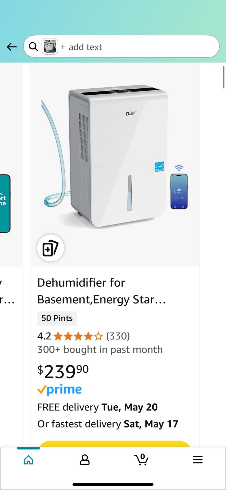 DuraComfort Dehumidifier 