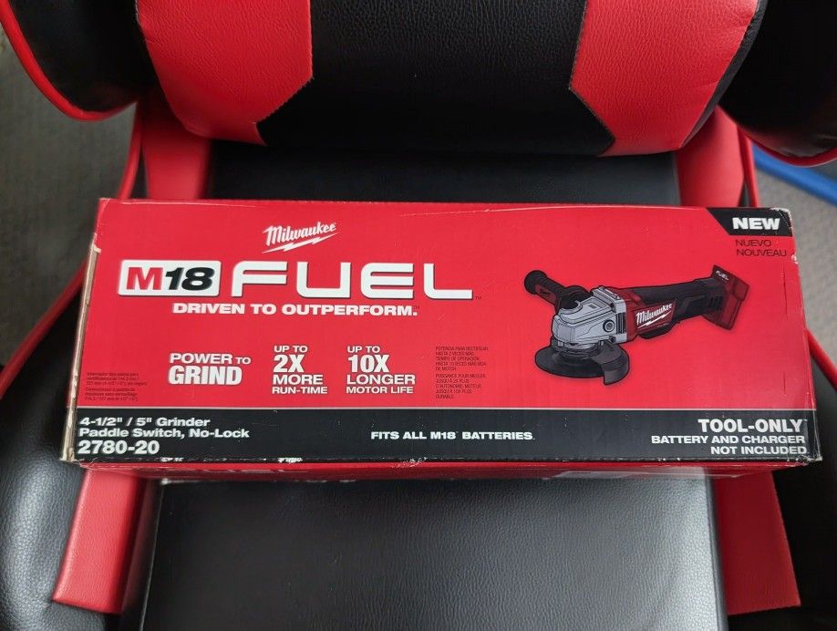 Milwaukee 2780-20 M18 Fuel 4-1/2" Grinder - Tool Only - New