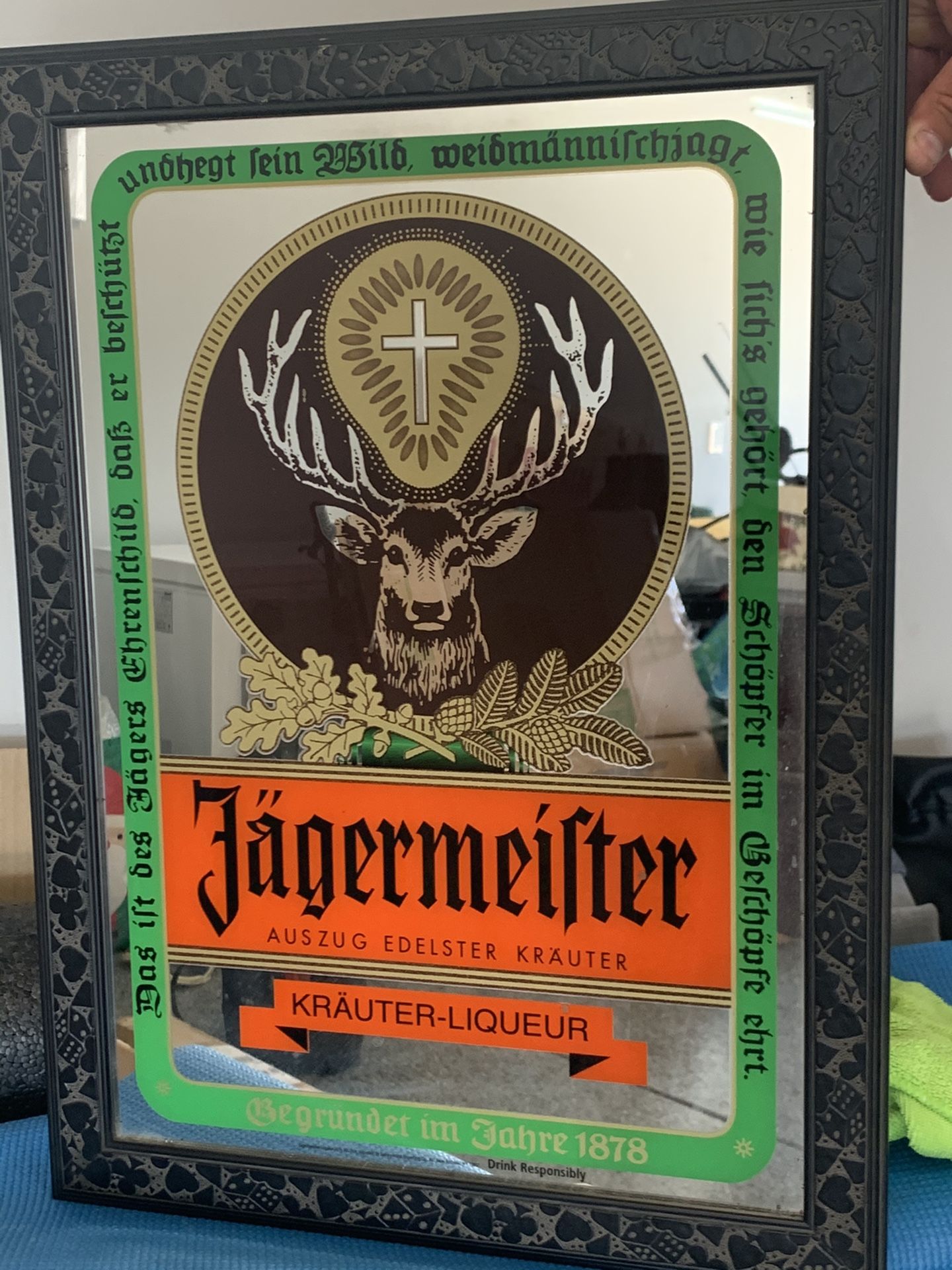 Jäger bar mirror