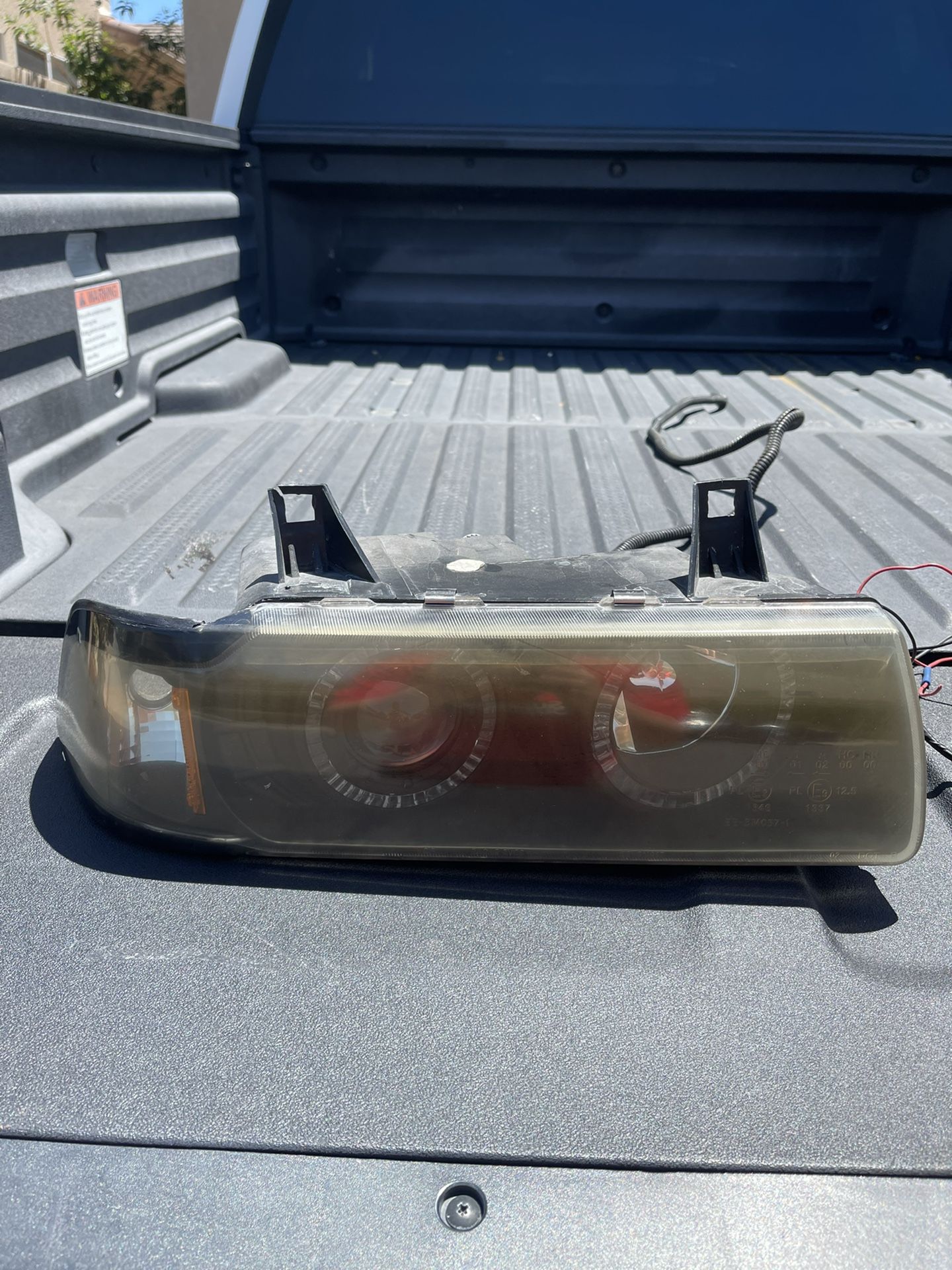 E36 Coupe One Piece Headlights w/corners