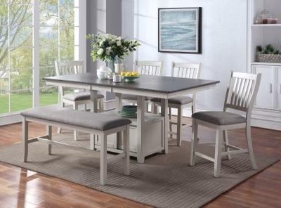 6pc Counter Height Dining Set