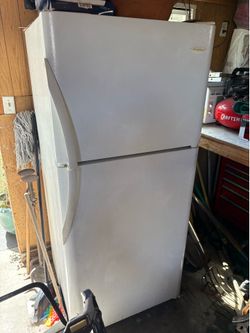 Frigidaire white fridge