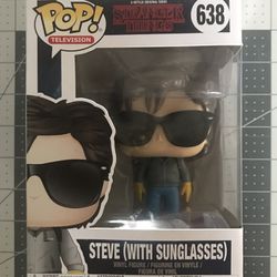 Brand new Funko Pop! # 638 Netflix Stranger Things "Steve With Sunglasses"