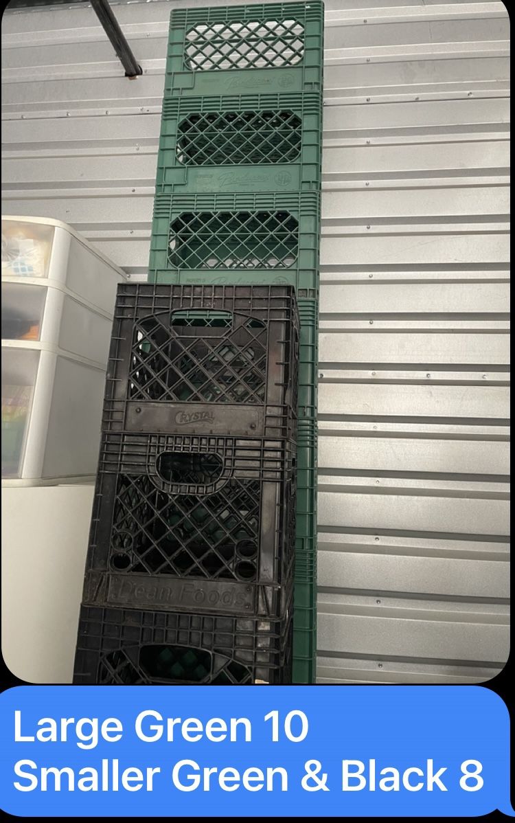 Milk Crates/Storage Bins $2 each OBO