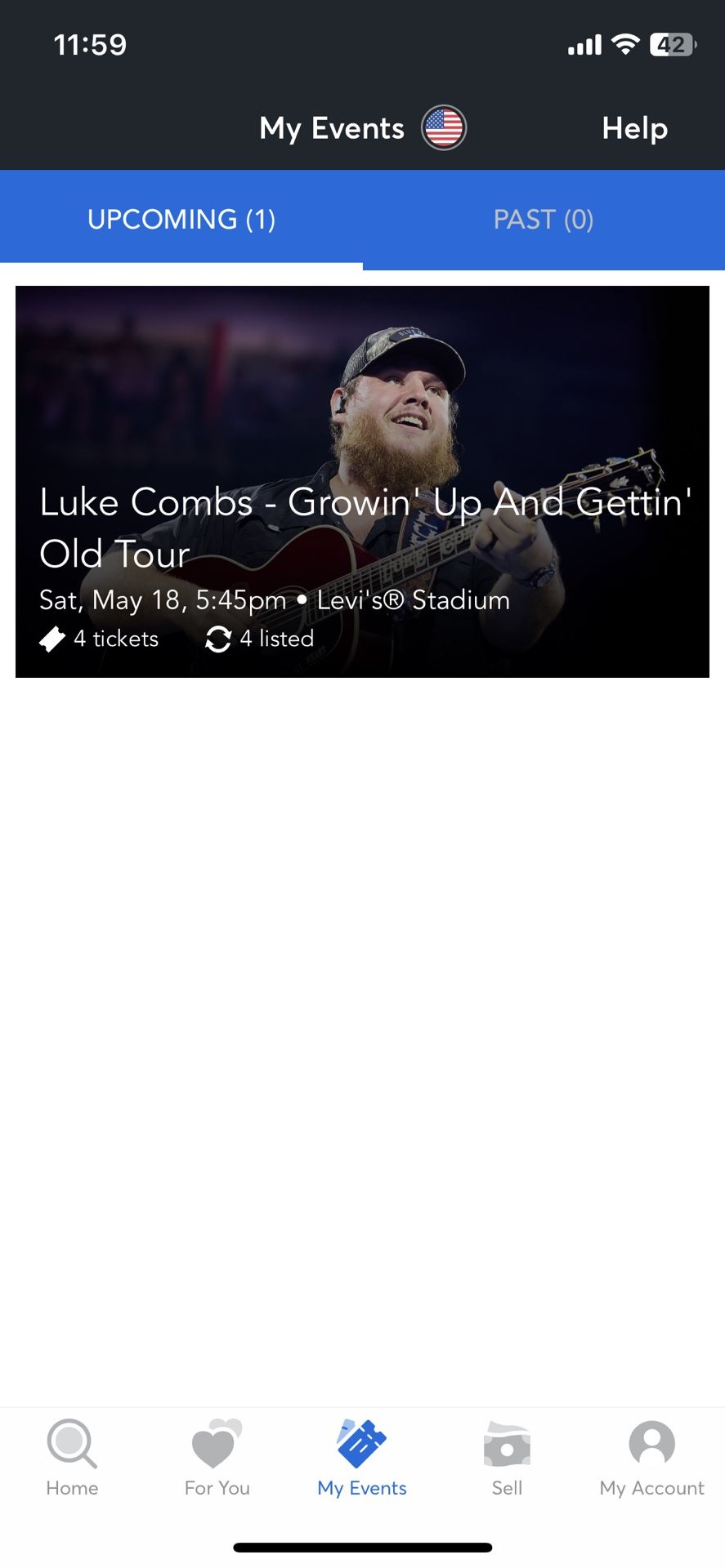 Luke Combs - 2-4 Tickets - Sat. 5/18 - Levi’s Stadium