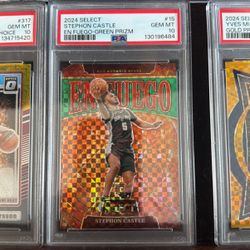 Stephon Castle En Fuego Green Prizm 5/5 