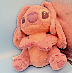 Disney Store Lilo and Stitch Angel Purple Alien Baby Plush 10” Stuffed Animal