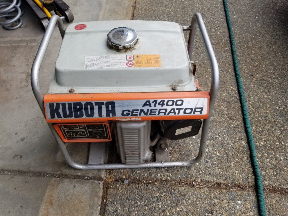 Kubota a1400 generator