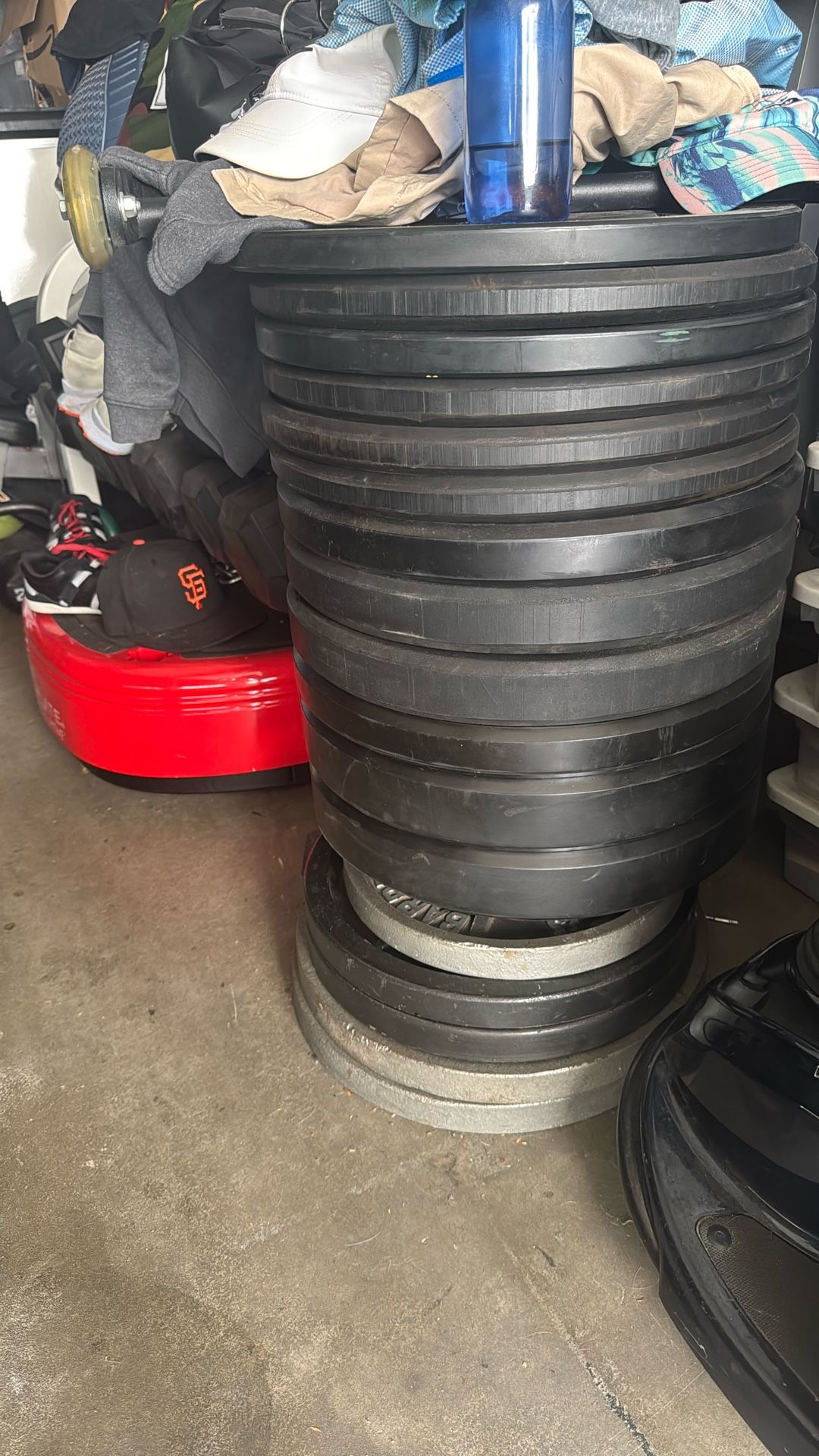 Barbell Plates - Rubber And Metal 