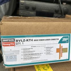 5 Packs Simpson Bvlz-kt4 Brick Veneer Ledger Connectors 