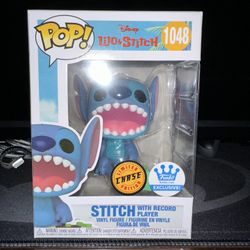 Stitch With Record Player Chase Funko pop