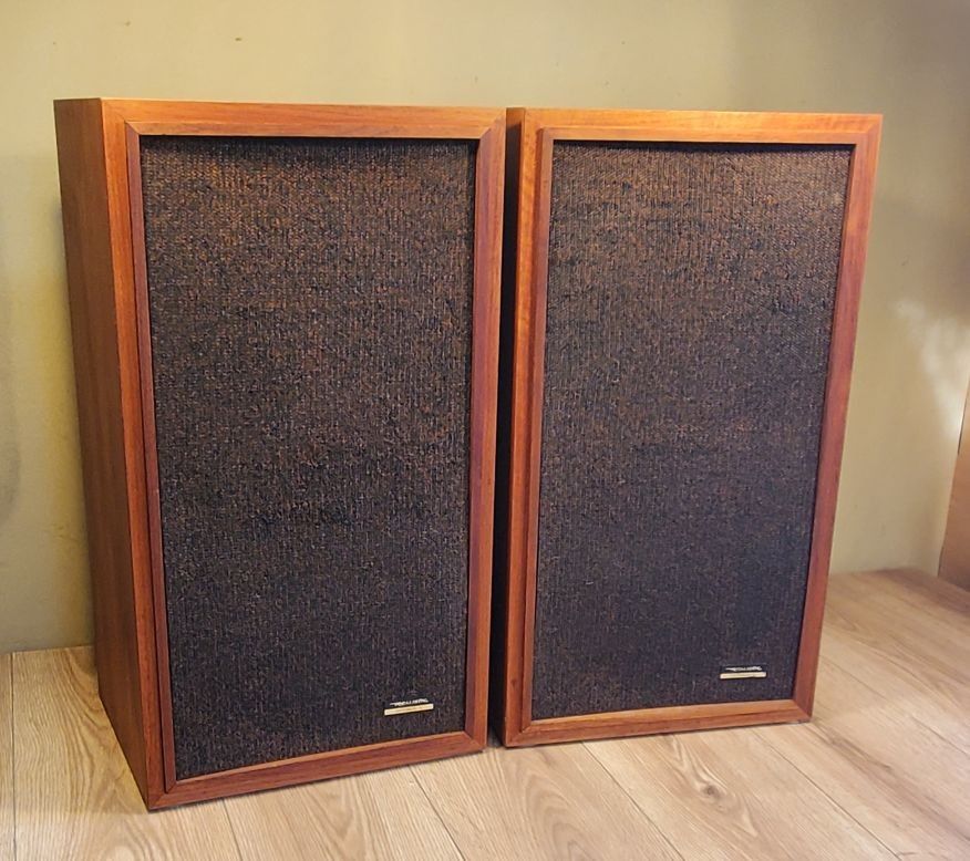 Vintage Optimus 5 Wood Floor Speakers Restored Beauties Sound Great!