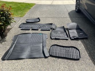 All weather Tesla Model 3 floor mats 2021-2023 model