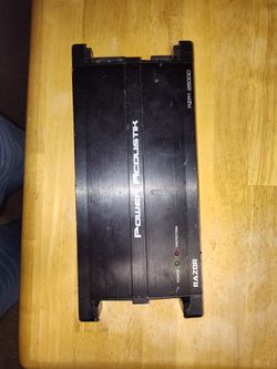 Power Acoustic Razor 2500 Class D Monoblock Amp