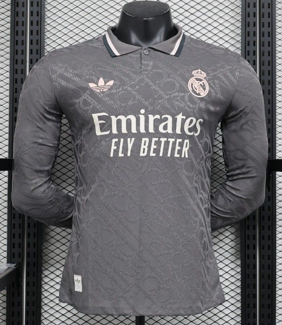 Camisa Manga Larga De Mbappé Tercera real Madrid 3xl