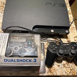 PS3 Console With 2 Remotes 