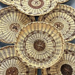 One Serving Basket. Halloween Candy Serving? Thanksgiving. Handwoven 