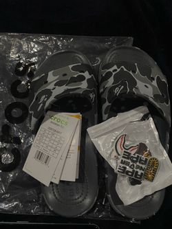 Bape x Crocs Classic slide