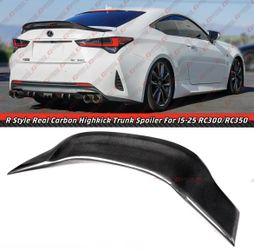 15-25 Lexus RC350 R-Style Carbon Fiber Trunk Spoiler