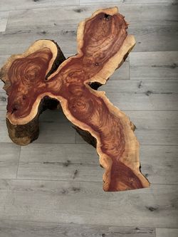 Live Edge Wood Natural Coffee Table (free)