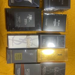 Multiple colognes and 2 perfumes