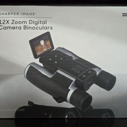 Sharper Image 12x Zoom Digital Camera Binoculars