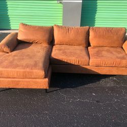 Brown Sectional Sofa 
