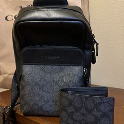 Men Coach Gotham Bag And Coach Men Wallet