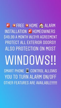 Alarm installation