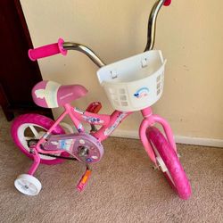 Like New - Pink Kid's Beginner Bicycle with Foam Tire  $45  Like New - Pink Kid's Beginner Bicycle with Foam Tire Used once  Age range: 3 - 8 Years Bi