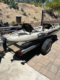 Hobie Mirage tandem outfitter/fish Kayak with Mirage Drive