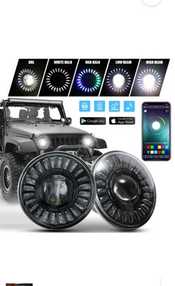 7 inch round headlights fit Jeep Wrangler