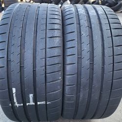 2 USED TIRES MICHELIN 235/35/20