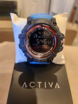 Activa Invicta x mens digital 56 mm blue