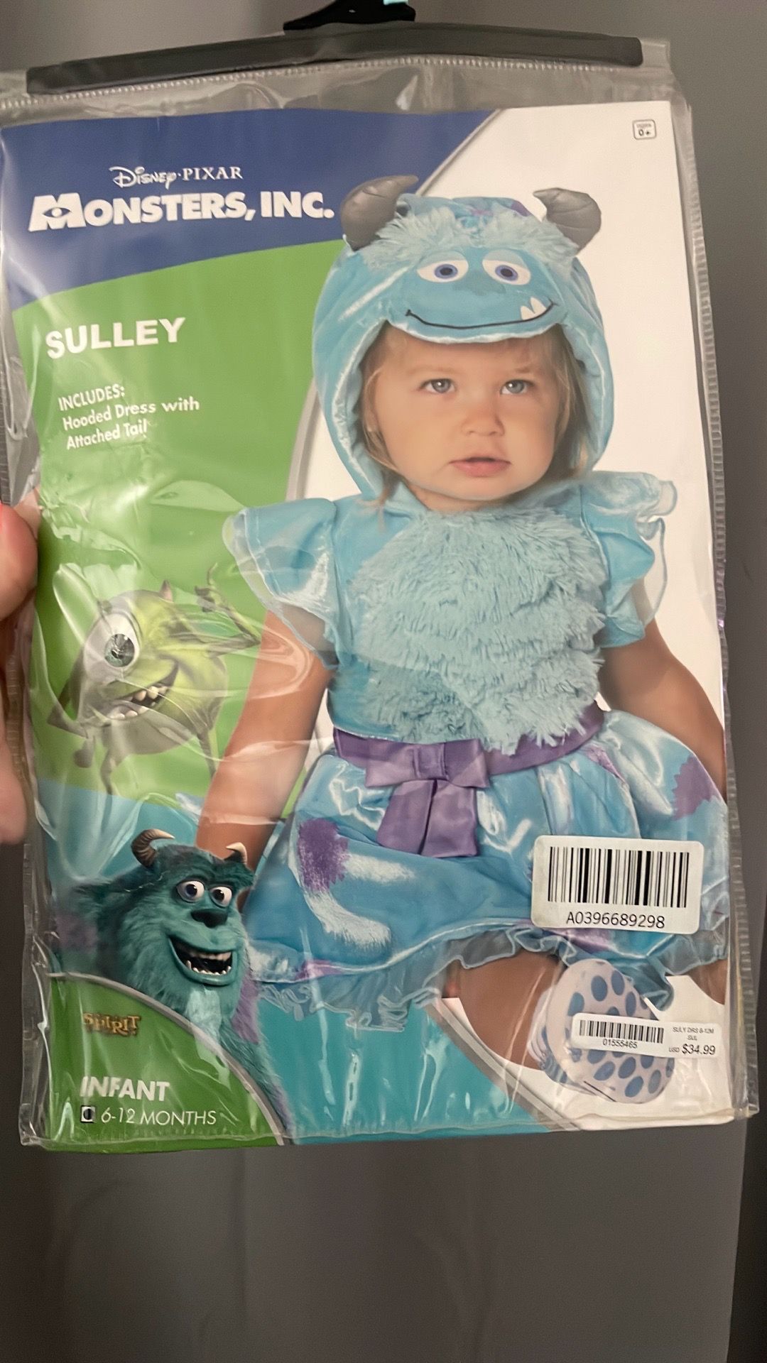 Monsters inc baby costume