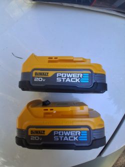 Dewalt 20V powerstack batteries