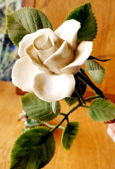 Two Ceramic Pink Roses