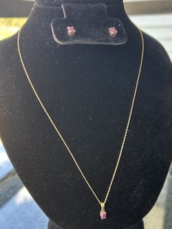 Amethyst Jewelry Set