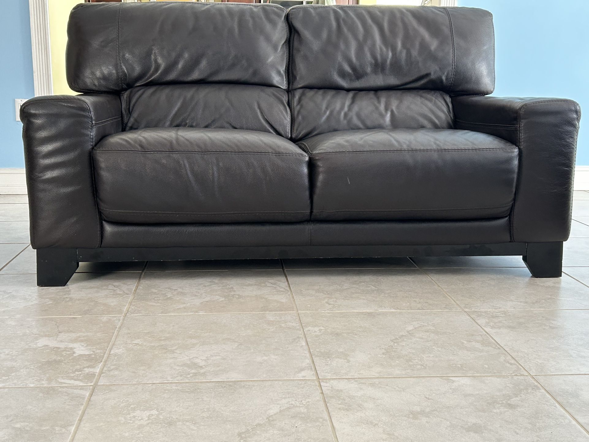 Genuine Leather Sofa & Loveseat