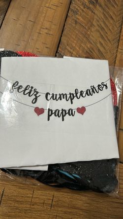 Feliz Cumpleaños Papa Birthday Banner