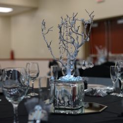 Silver  Vase Beautiful For Centerpiece 