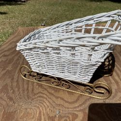 Wicker Sleigh