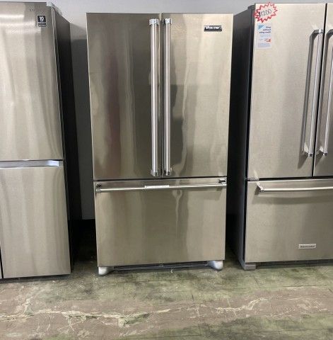 Viking French Door Refrigerator Stainless Steel