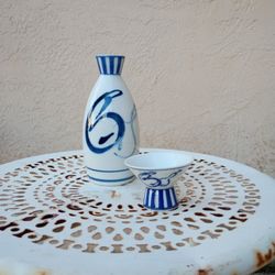 Vintage Japanese Sake Set