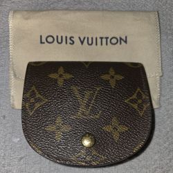 Authentic RARE Authentic  Louis Vuitton Vintage Leather Coin Purse/Pouch