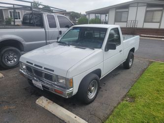 1991 Nissan Pickup White