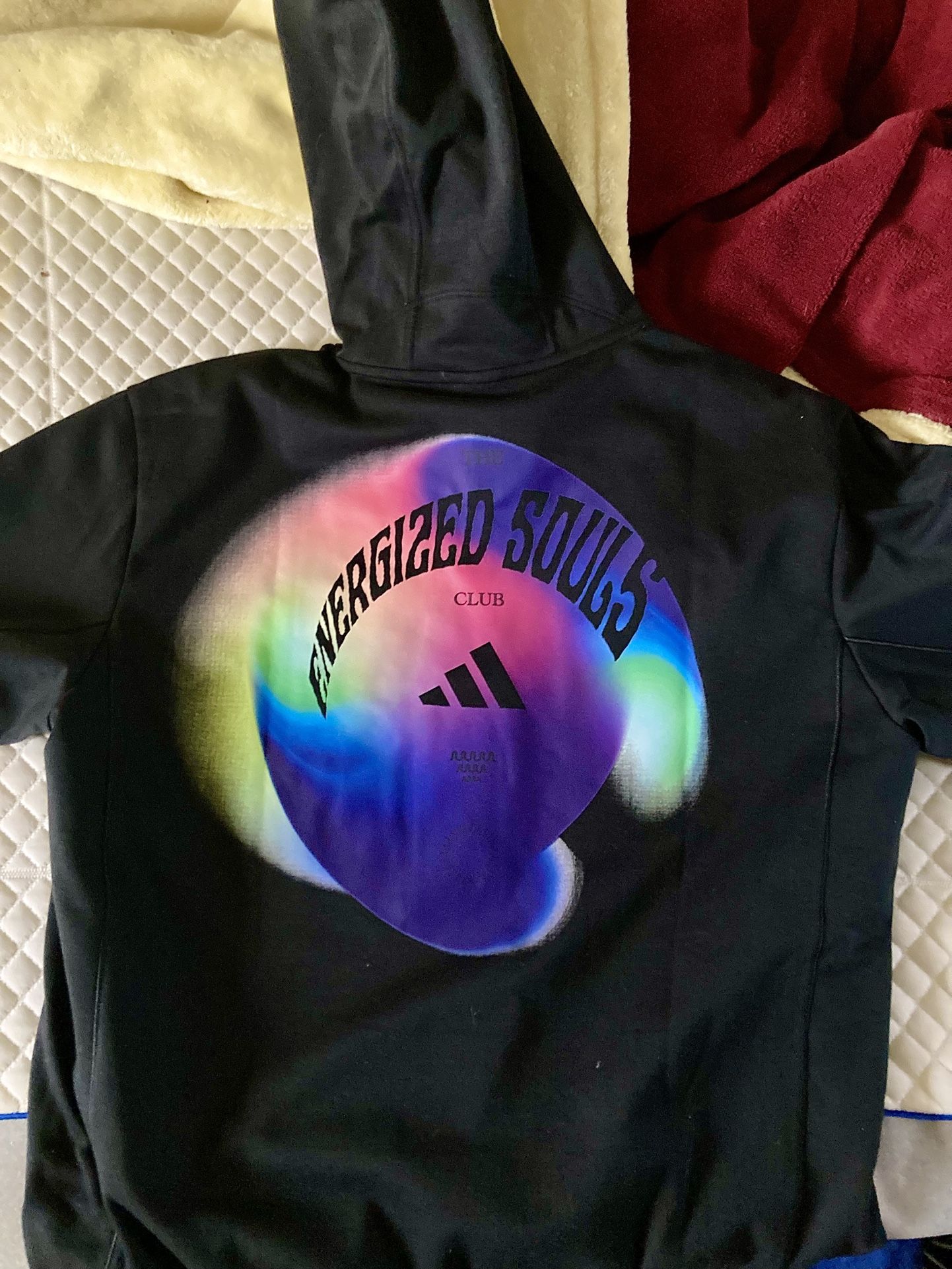 Adidas ‘Energized Souls Club’ Lightweight Hoodie Size M