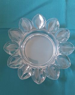 Iline 6" Sunflower Crystal Ashtray